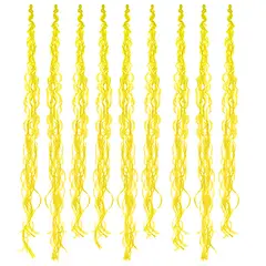 GENERICO - DECO COLGANTE CREPE 10 PCS AMARILLO X1 UNI