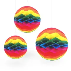 GENERICO - DECO 3 PANAL MULTICOLOR X1 UNI