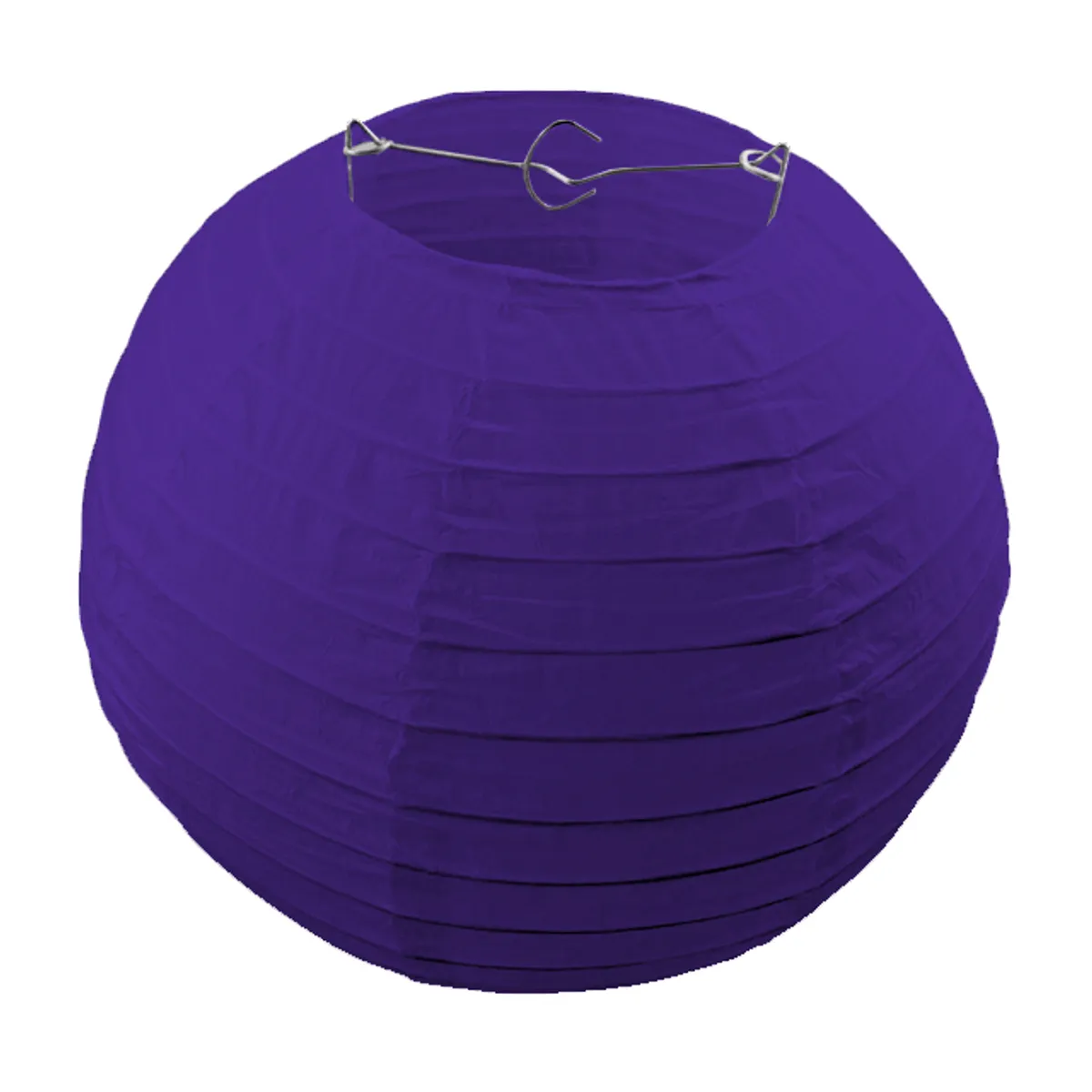 GENERICO - DECO LAMPARA PAPEL MORADO 25CM X1 UNI