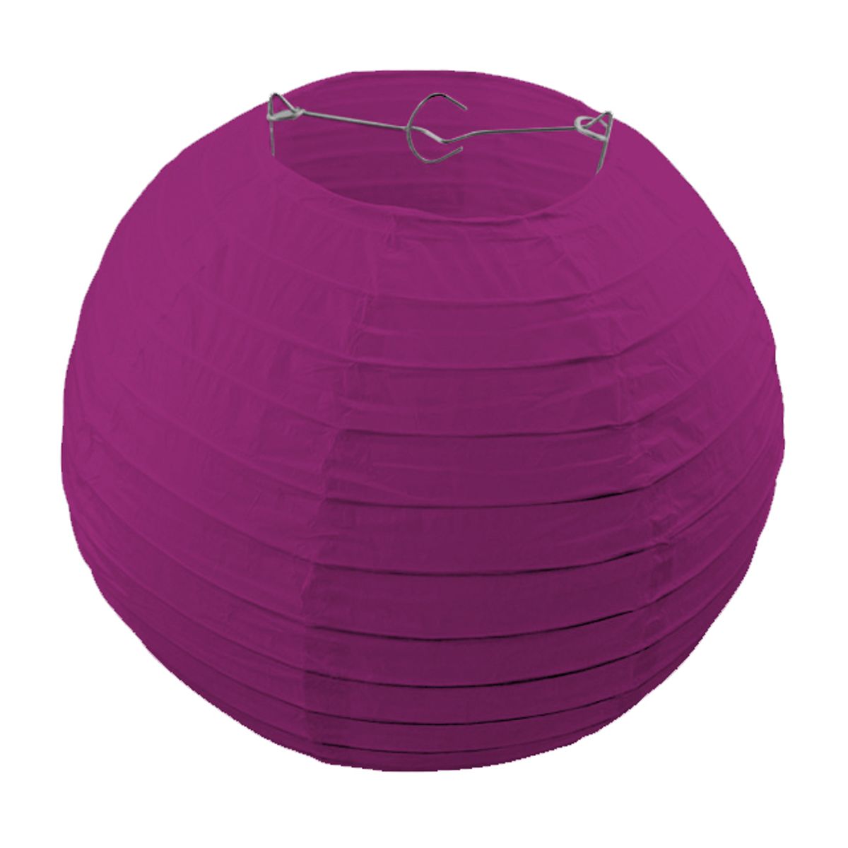 GENERICO - DECO LAMPARA PAPEL FUCSIA 25CM X1 UNI
