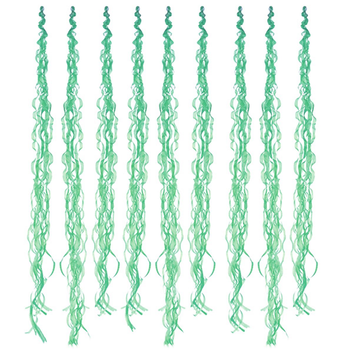 GENERICO - DECO COLGANTE CREPE 10 PCS MENTA X1 UNI