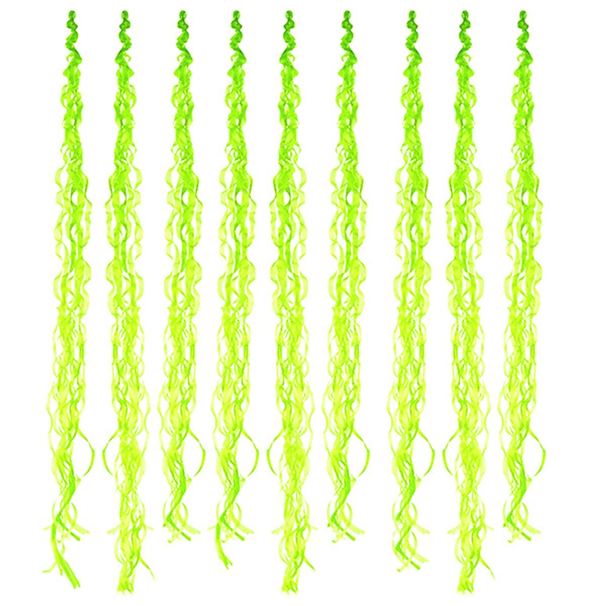 GENERICO - DECO COLGANTE CREPE 10 PCS LIMA X1 UNI