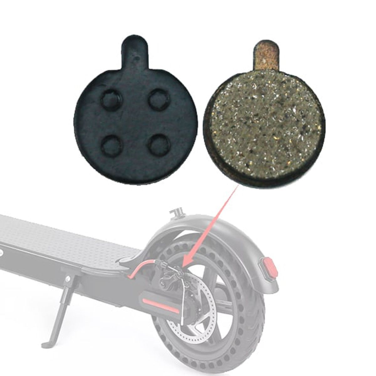 GENERICO - Pastillas Freno De Disco Scooter Xiaomi Pro Pro2 y Otros