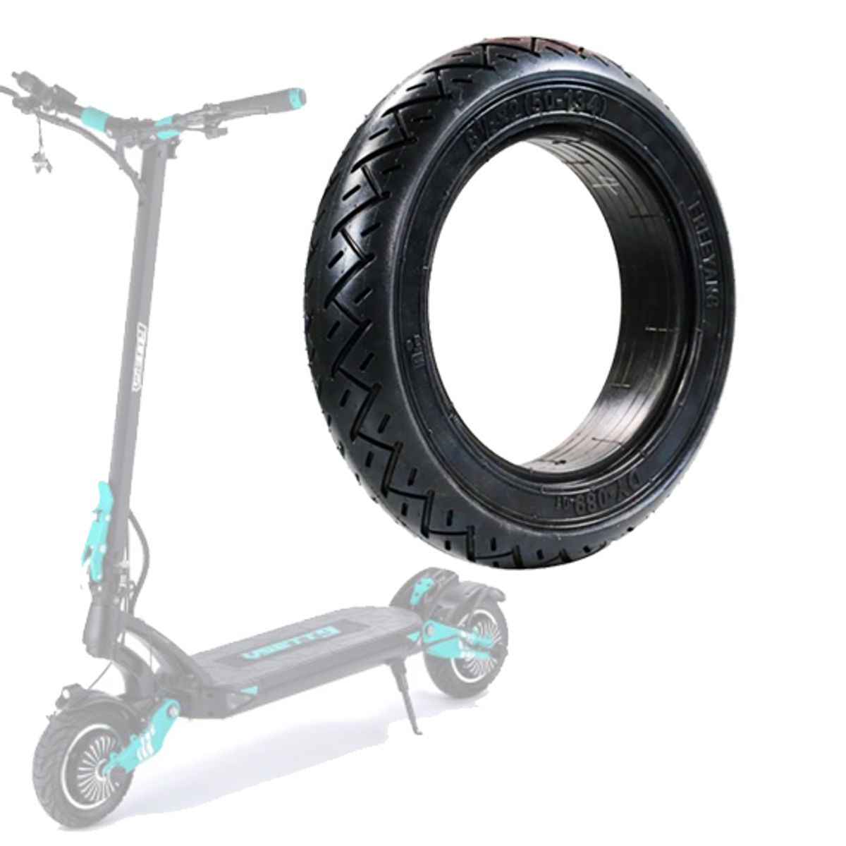 GENERICO - Neumático Solido Antipinchazo Scooter Vsett 9 "50-134"