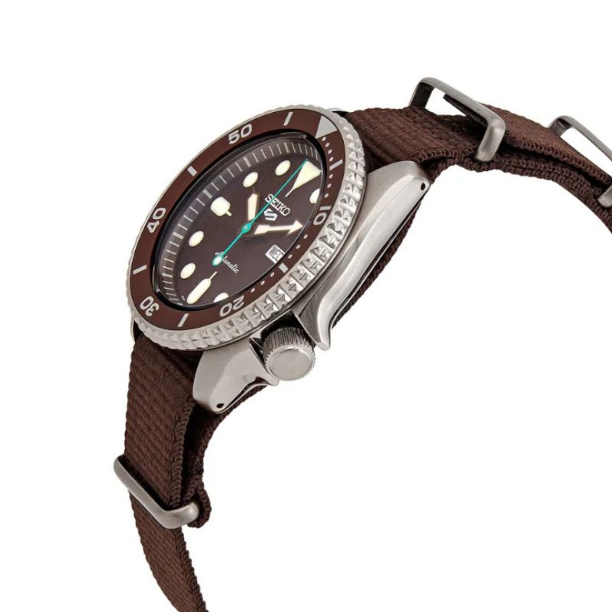 SEIKO - Reloj Seiko 5 Sport Automático SRPD85K1 chocolate