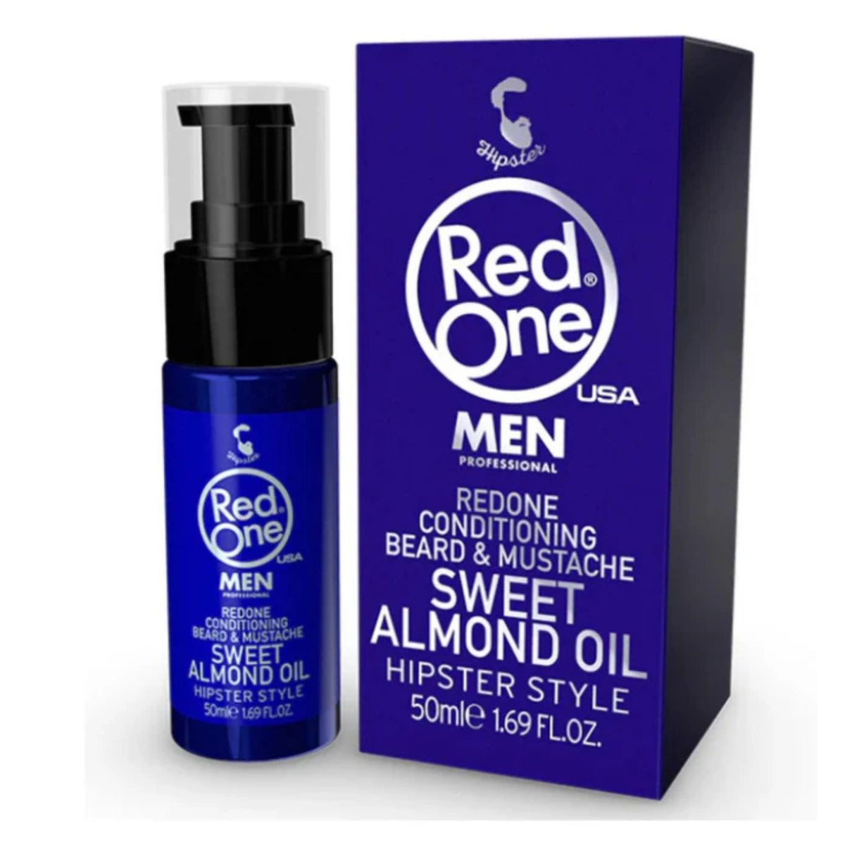 RED ONE - Aceite Barba Red One Sweet Almond Oil 50 ml