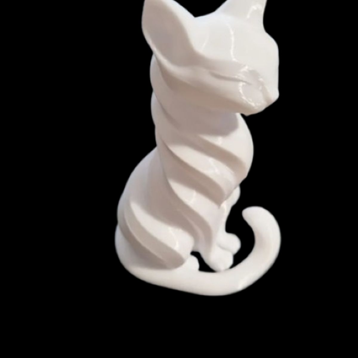GENERICO - Estatua Blanca De Gato