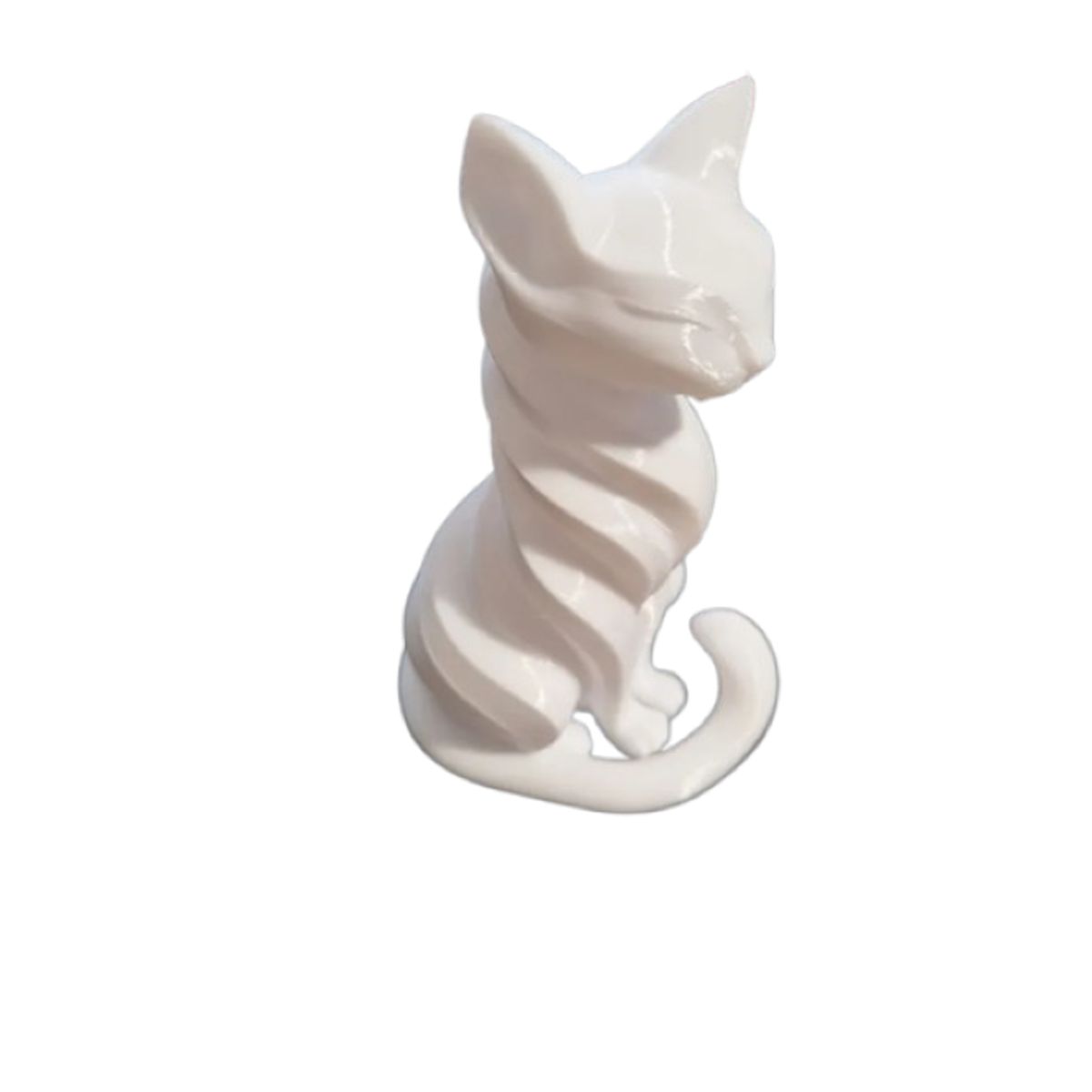 GENERICO - Estatua Blanca De Gato