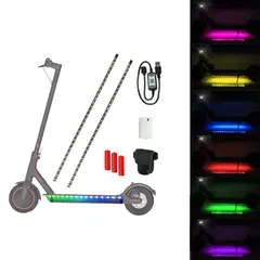 GENERICO - Luces Led Multicolor Scooter Bicicleta Moto