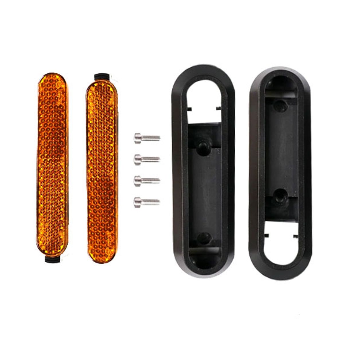GENERICO - Tapas Laterales Trasera Scooter Xiaomi Pro 2 / 1S Amarillo