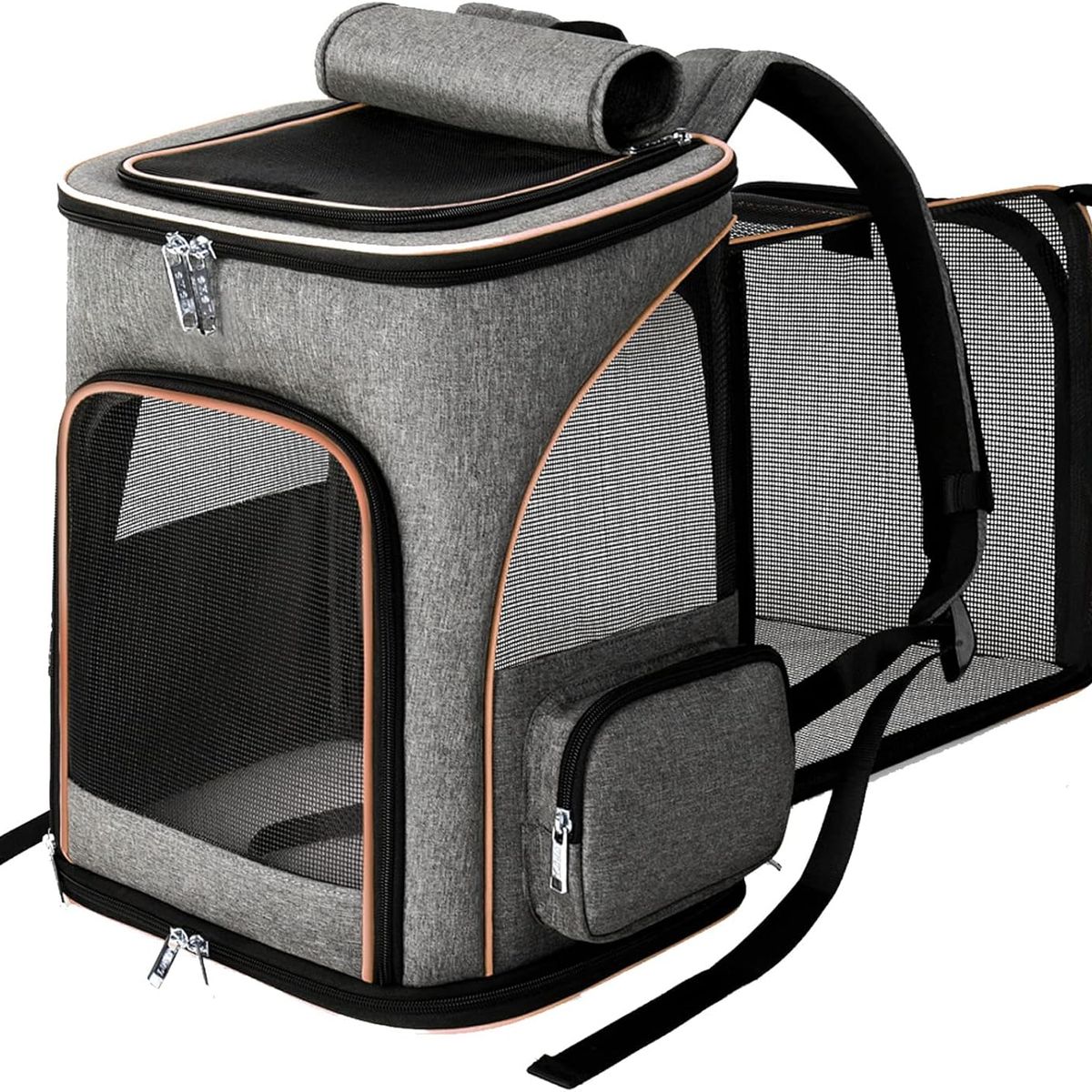 GENERICO - Mochila expandible para transportar mascota pequeña
