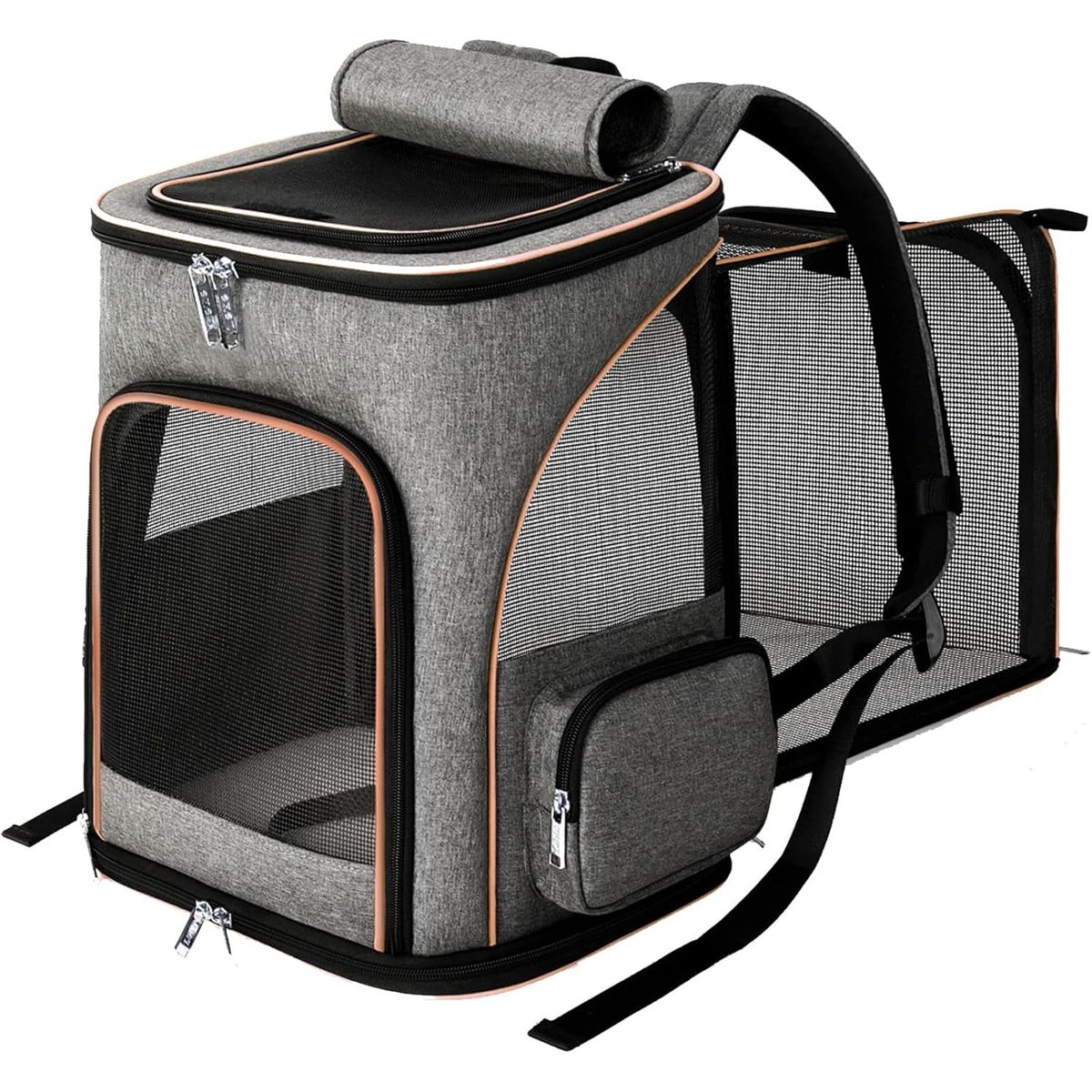 GENERICO - Mochila expandible para transportar mascota pequeña