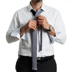 VANDINE - Camisa Etiqueta Roja Texturada Blanca V25-26 12