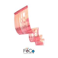 GENERICO - GUIRNALDA METALICA ECO ROSE GOLD 033X45M