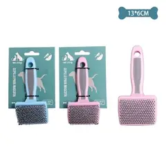 GENERICO - Cepillo con agujas finas para mascotas 136cm Color Aleatorio