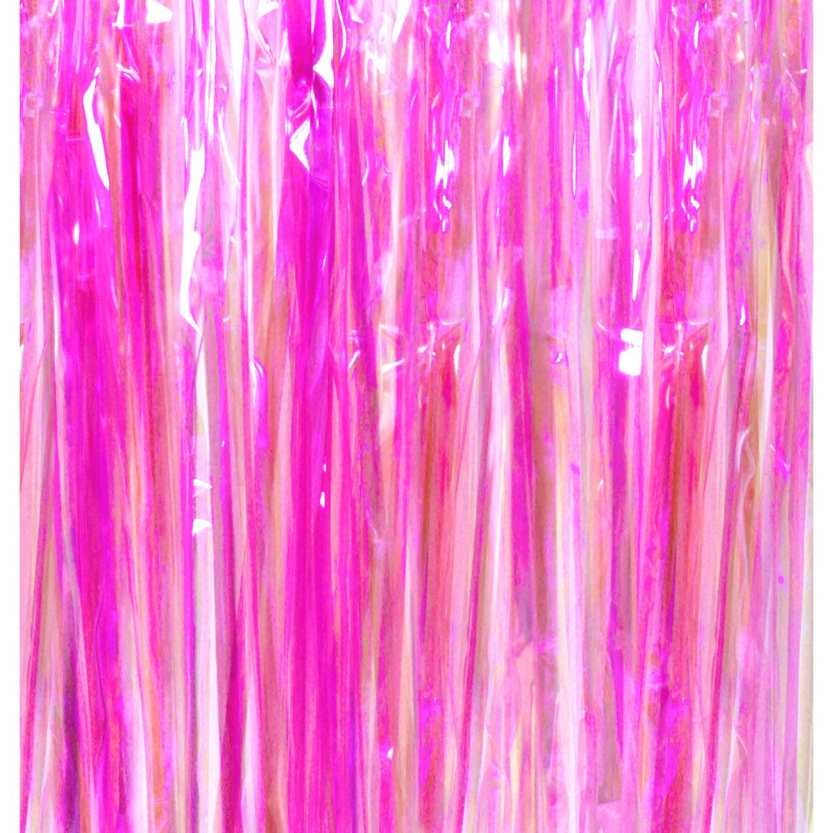 GENERICO - CORTINA NACARADO DELGADA ROSADO 2M X1 UNI