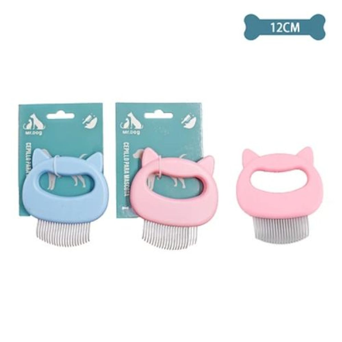 GENERICO - Peine quitar pelo gato 12cm Color Aleatorio Color Aleatorio