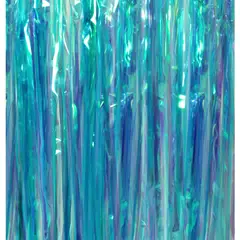 GENERICO - CORTINA NACARADO DELGADA AQUA 2M X1 UNI