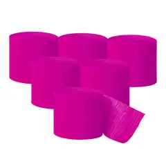 GENERICO - FESTON X 6 FUCSIA 4CM X 10MT X1 UNI