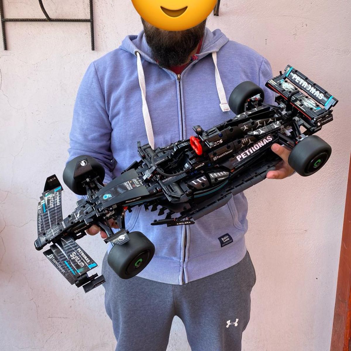 GENERICO - set armable Fórmula 1 Mercedes W14 bloques de construcción