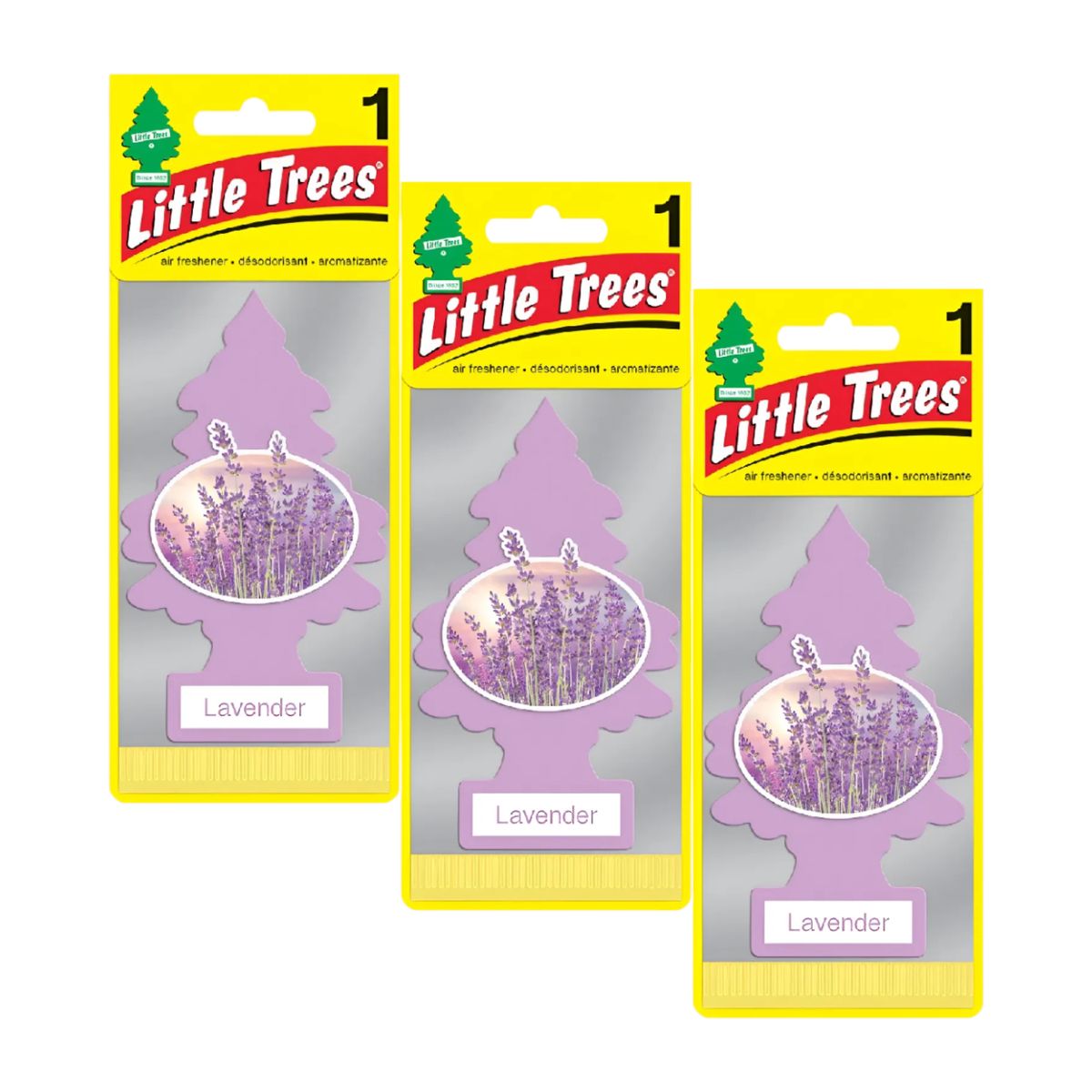 LITTLE TREES - Aromatizante Pino Lavanda Little Trees Pack X 3unid