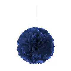 GENERICO - DECO FLUFFY AZUL 35CM X1 UNI