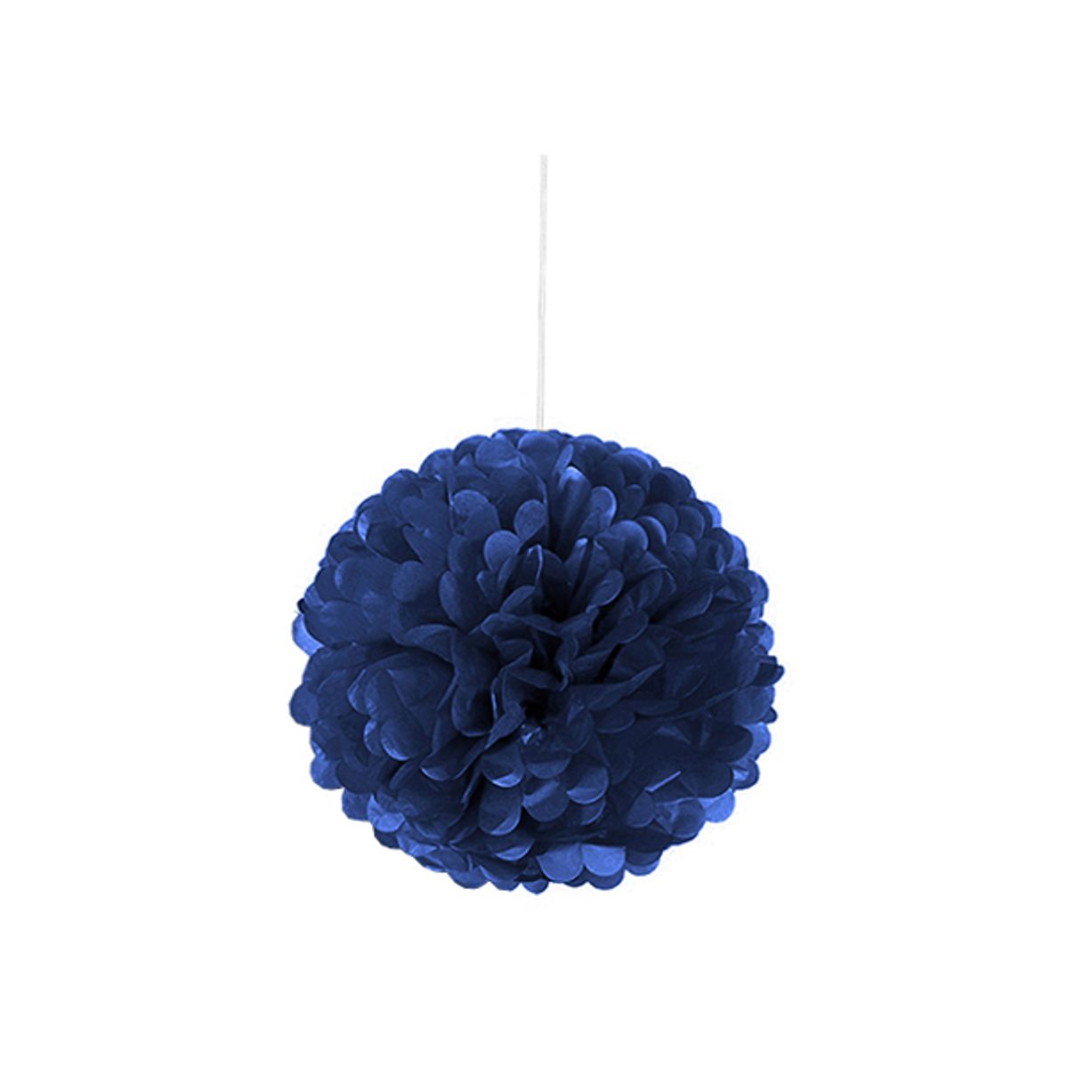 GENERICO - DECO FLUFFY AZUL 25CM X1 UNI