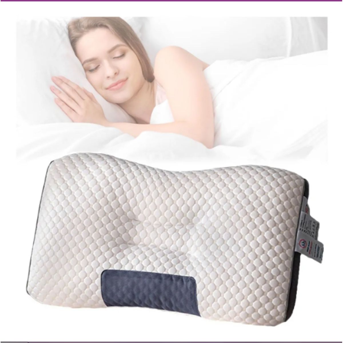 GENERICO - Almohada Ergonómica Cervical Cuello Ortopédica