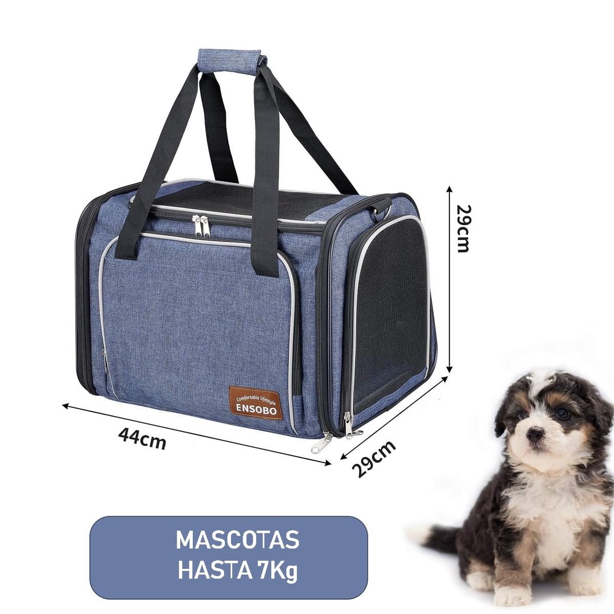 GENERICO - Bolso plegable para transportar mascotas pequeñas