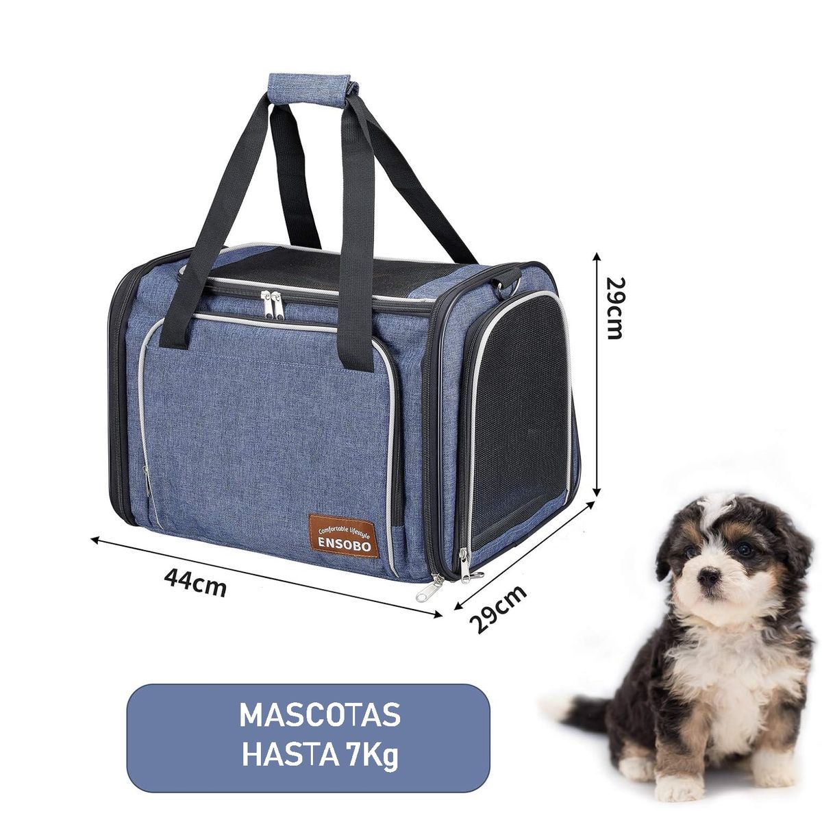GENERICO - Bolso plegable para transportar mascotas pequeñas