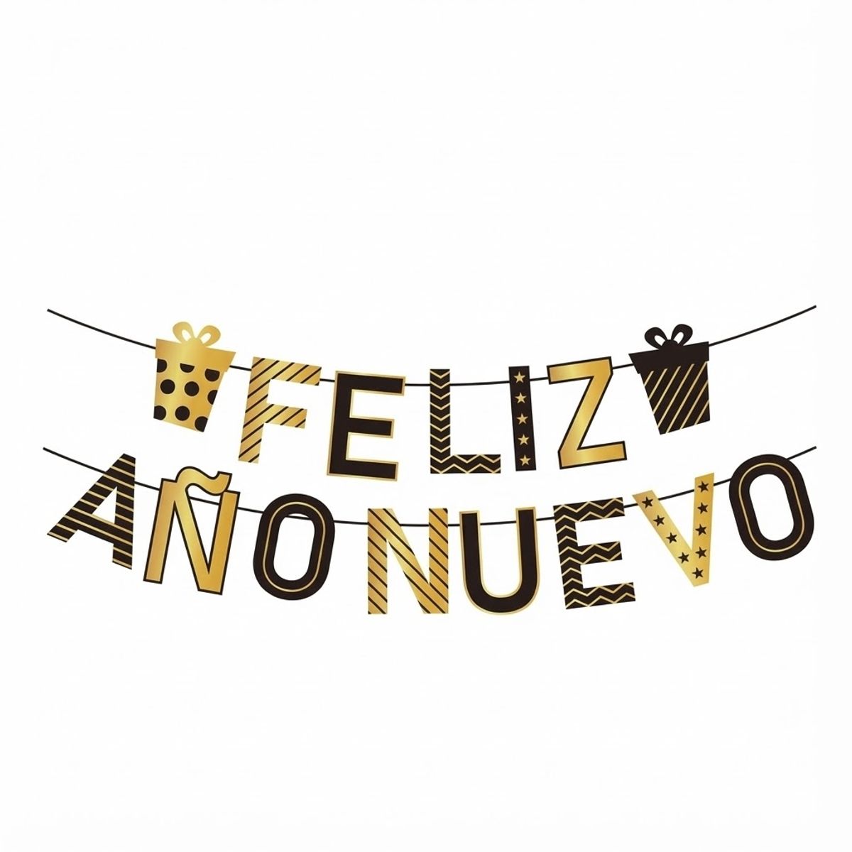 GENERICO - Guirnalda Feliz Año Nuevo