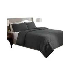GENERICO - CUBRECAMA NORDICO DELGADO PLAZA Y MEDIA NEGRO