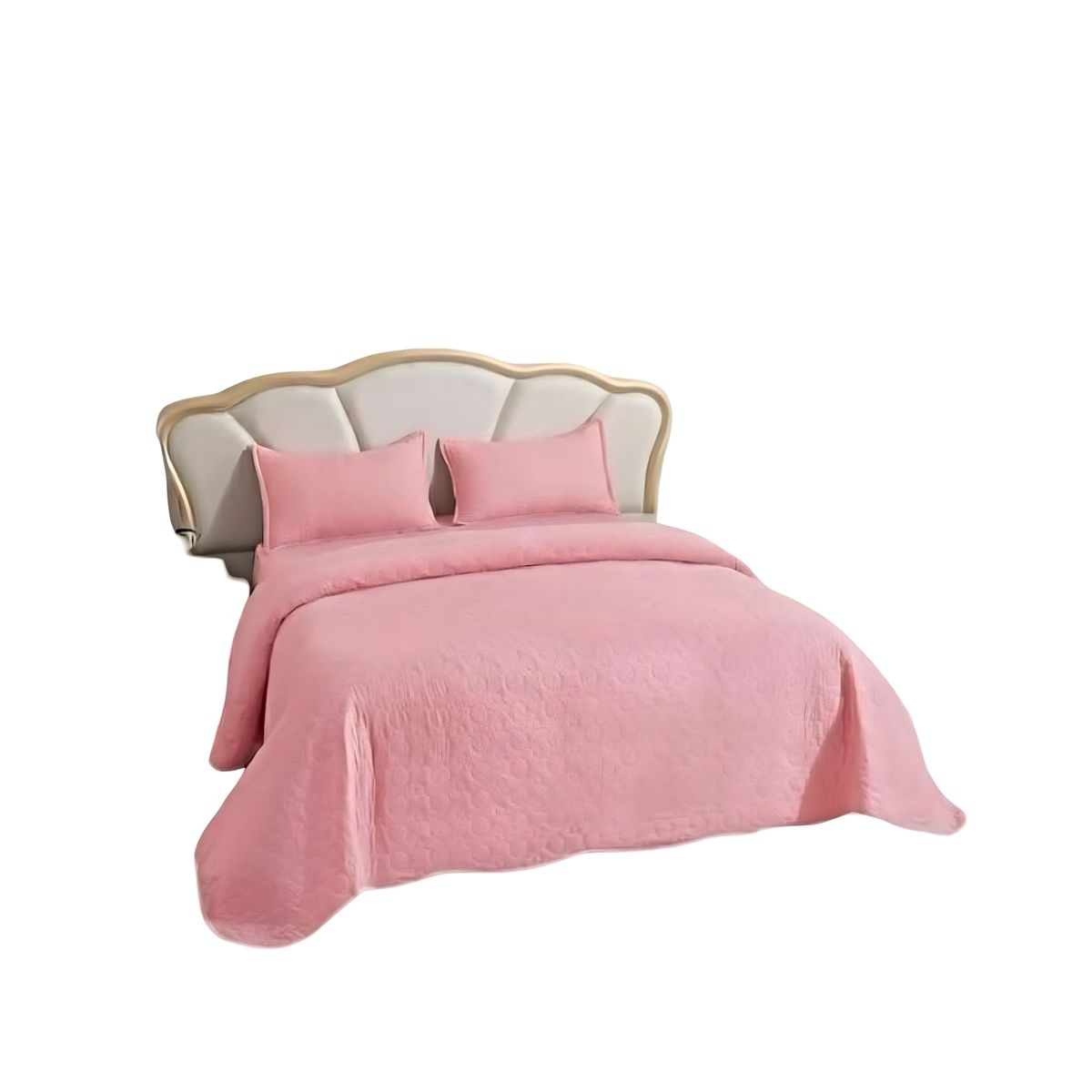 GENERICO - CUBRECAMA CON JUEGO DE SÁBANA KING K13