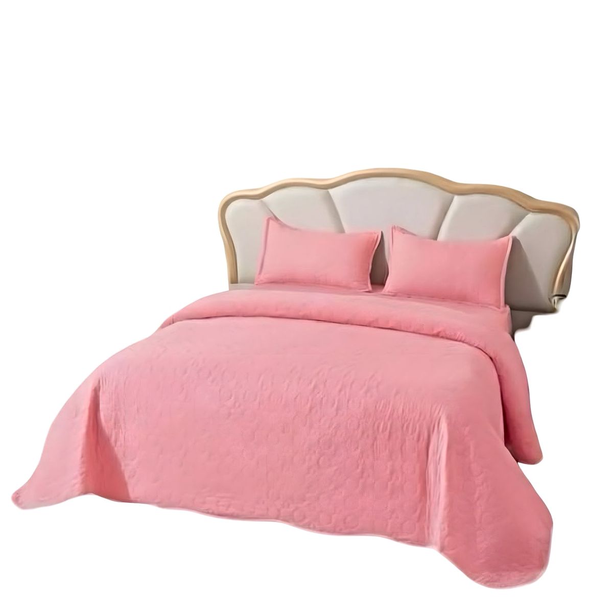 GENERICO - CUBRECAMA CON JUEGO DE SÁBANA KING K13