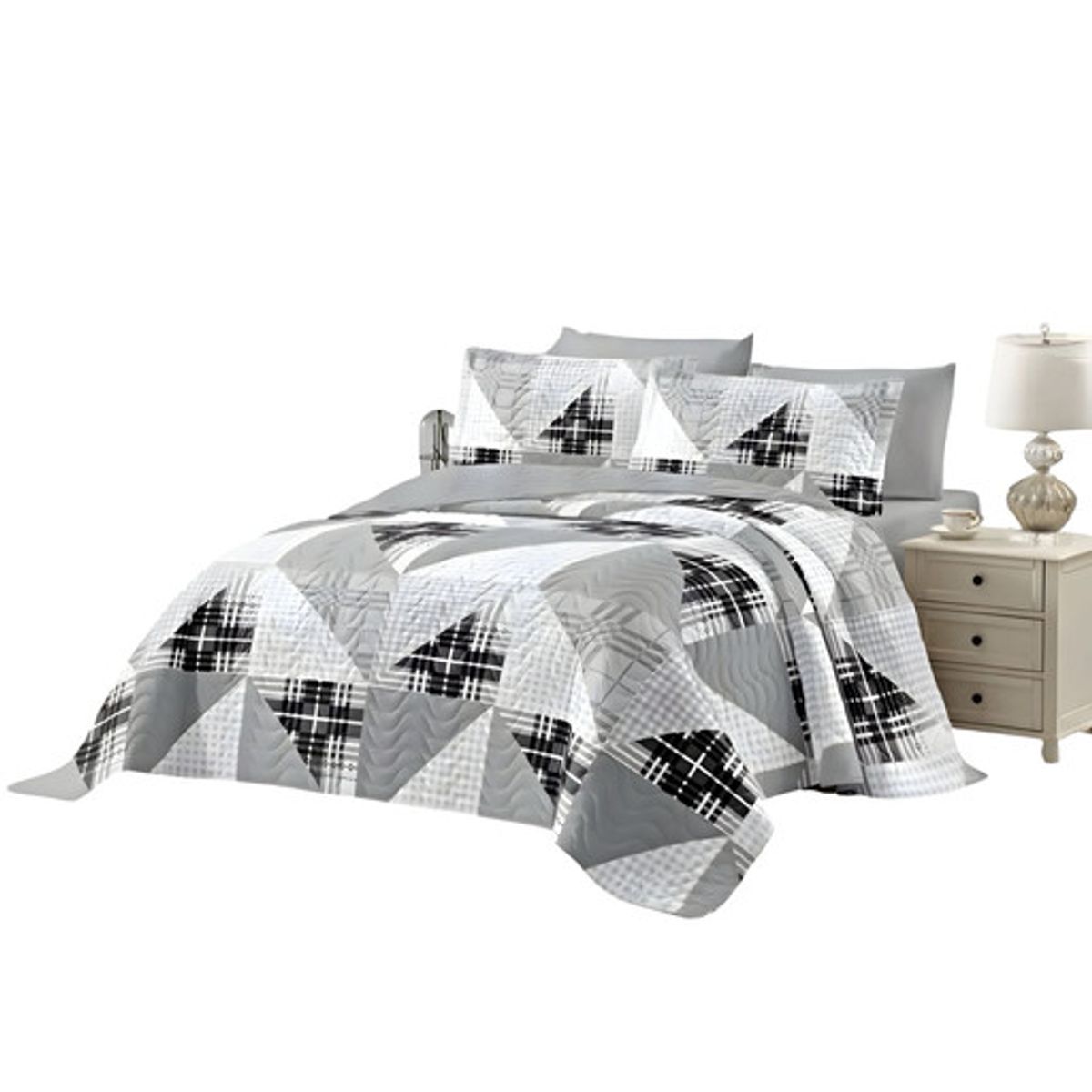 GENERICO - CUBRECAMA QUILT DE VERANO PLAZA Y MEDIA 180X230 P3_.