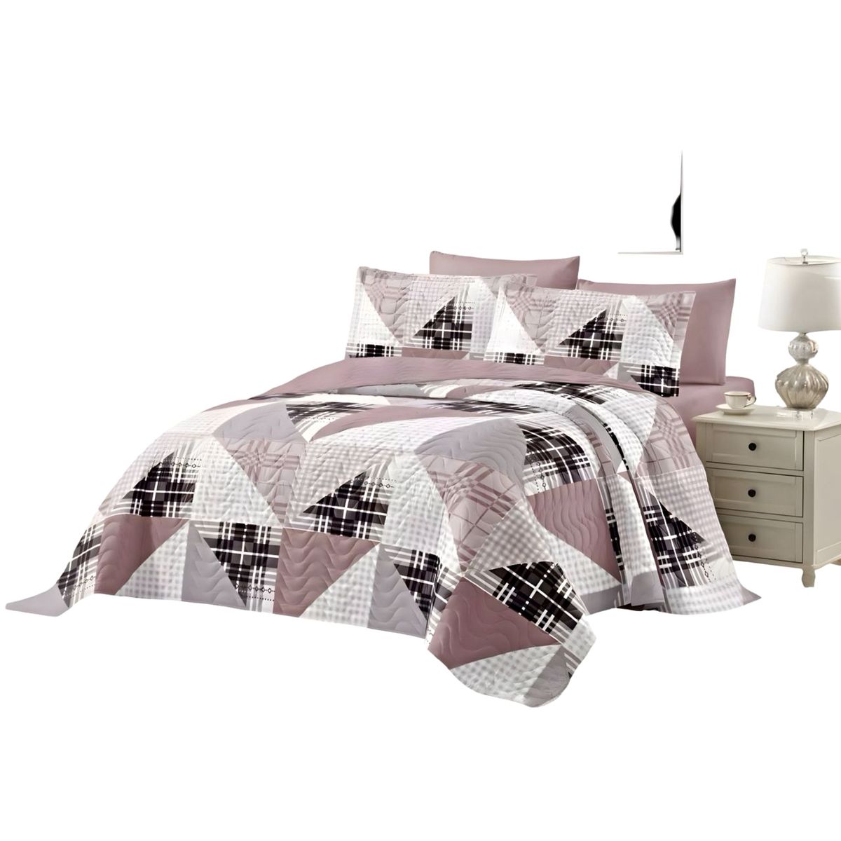 GENERICO - CUBRECAMA QUILT DE VERANO KING-SUPERKING 250X280 K7_.