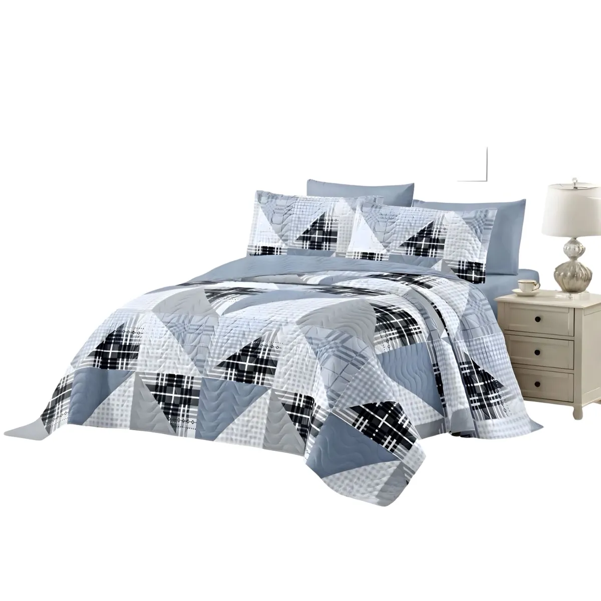 GENERICO - CUBRECAMA QUILT DE VERANO KING-SUPERKING 250X280 K5_.