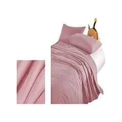 GENERICO - CUBRECAMA NORDICO DELGADO KING ROSA