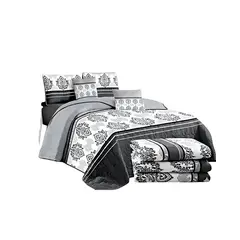 GENERICO - CUBRECAMA CON JUEGO DE SÁBANA PLAZA Y MEDIA P7