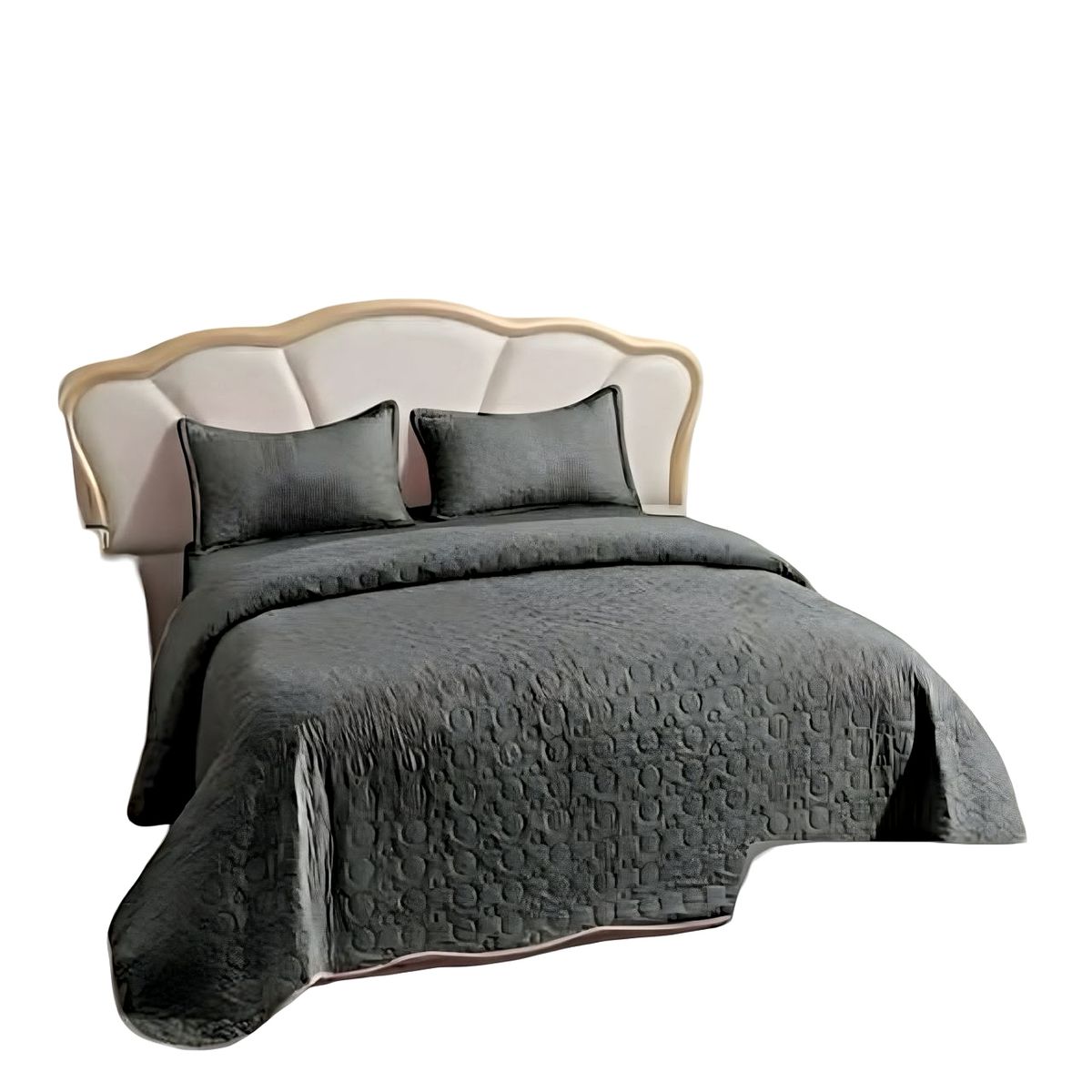 GENERICO - CUBRECAMA CON JUEGO DE SÁBANA PLAZA Y MEDIA P16