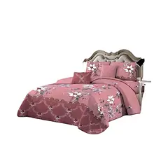 GENERICO - CUBRECAMA CON JUEGO DE SÁBANA PLAZA Y MEDIA P24