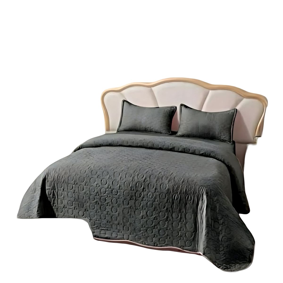 GENERICO - CUBRECAMA CON JUEGO DE SÁBANA 2PLAZAS D20