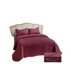 GENERICO - CUBRECAMA CON JUEGO DE SÁBANA KING K18