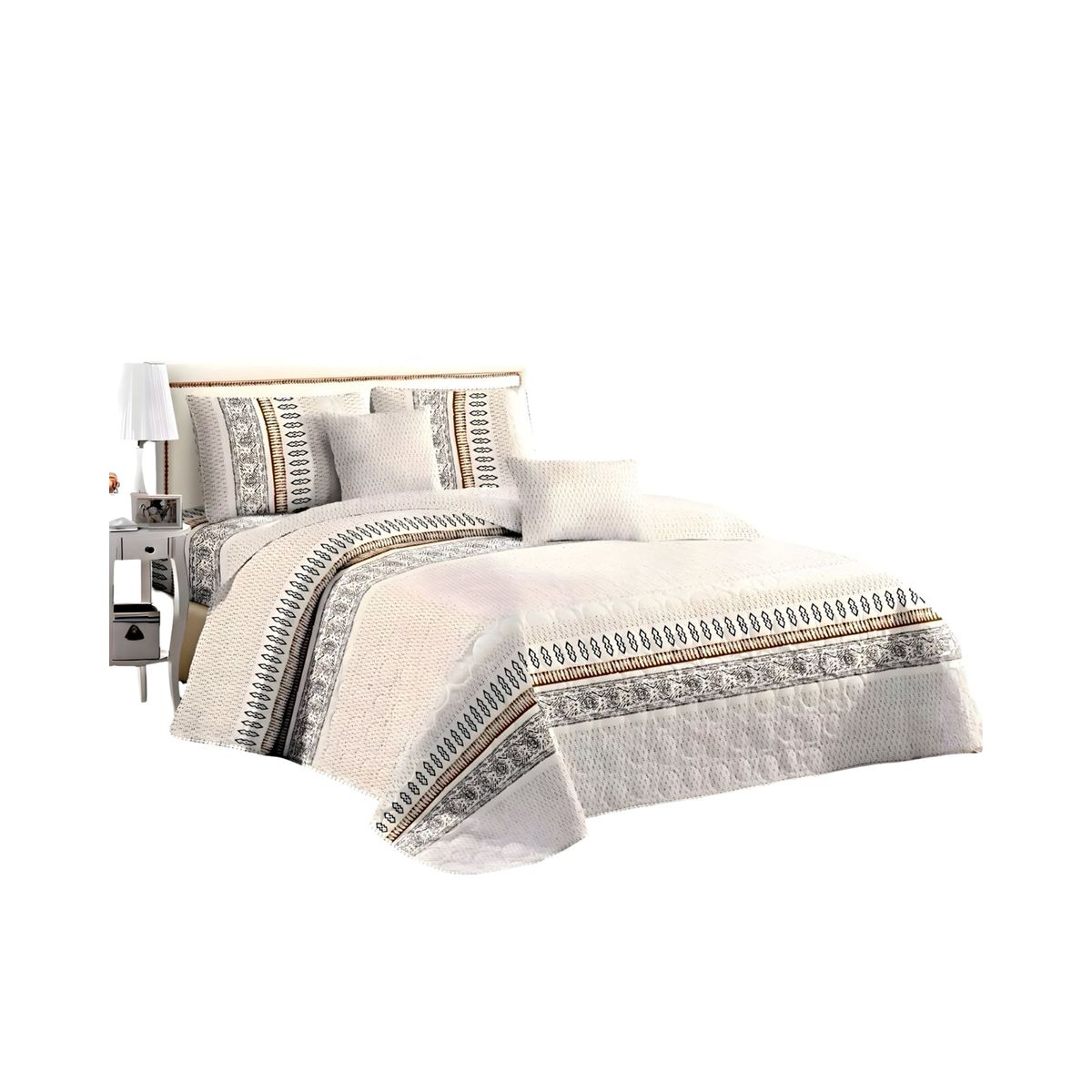 GENERICO - CUBRECAMA QUILT DE VERANO PLAZA Y MEDIA 180X230 P1