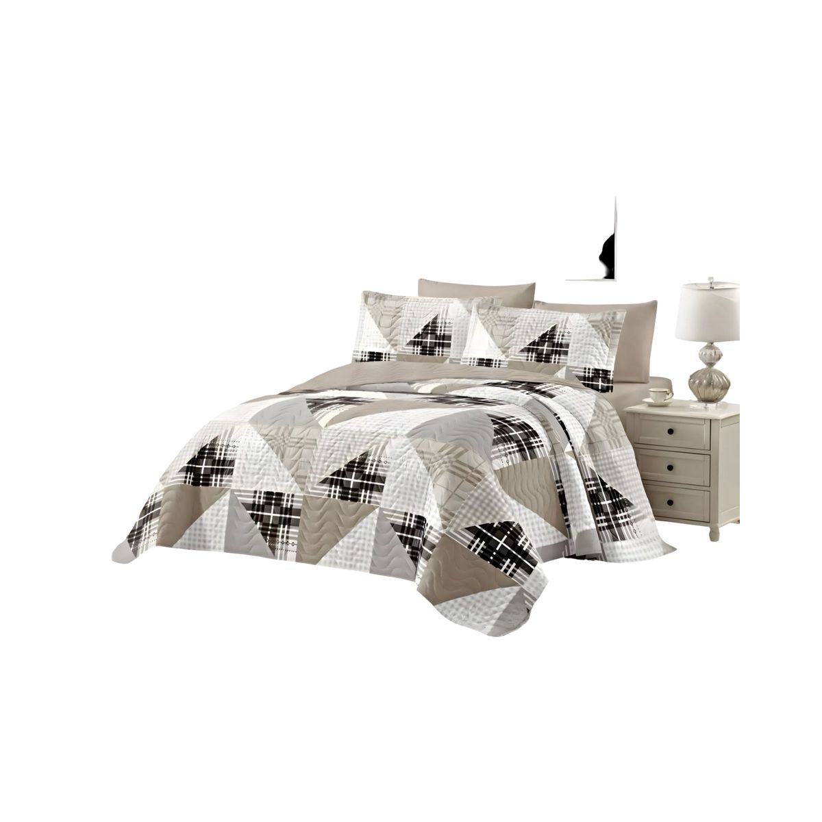GENERICO - CUBRECAMA QUILT DE VERANO 2PLAZAS 230X250 D6