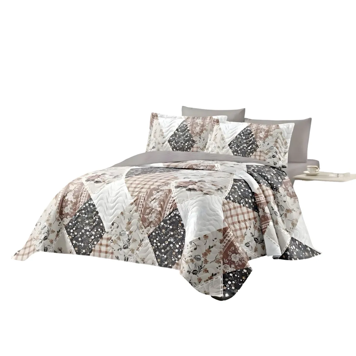 GENERICO - CUBRECAMA QUILT DE VERANO 2PLAZAS 230X250 D16