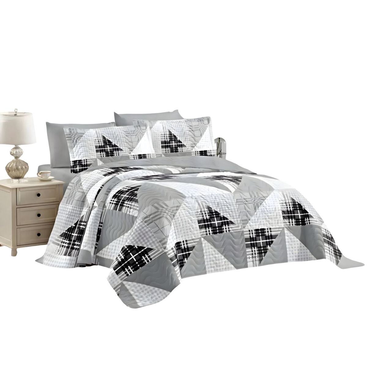 GENERICO - CUBRECAMA QUILT DE VERANO KING-SUPERKING 250X280 K3