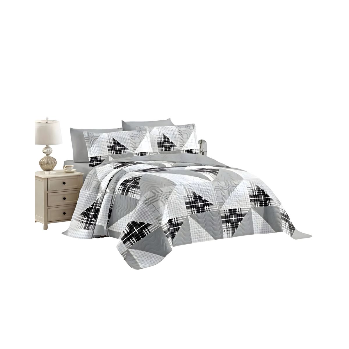 GENERICO - CUBRECAMA QUILT DE VERANO KING-SUPERKING 250X280 K3