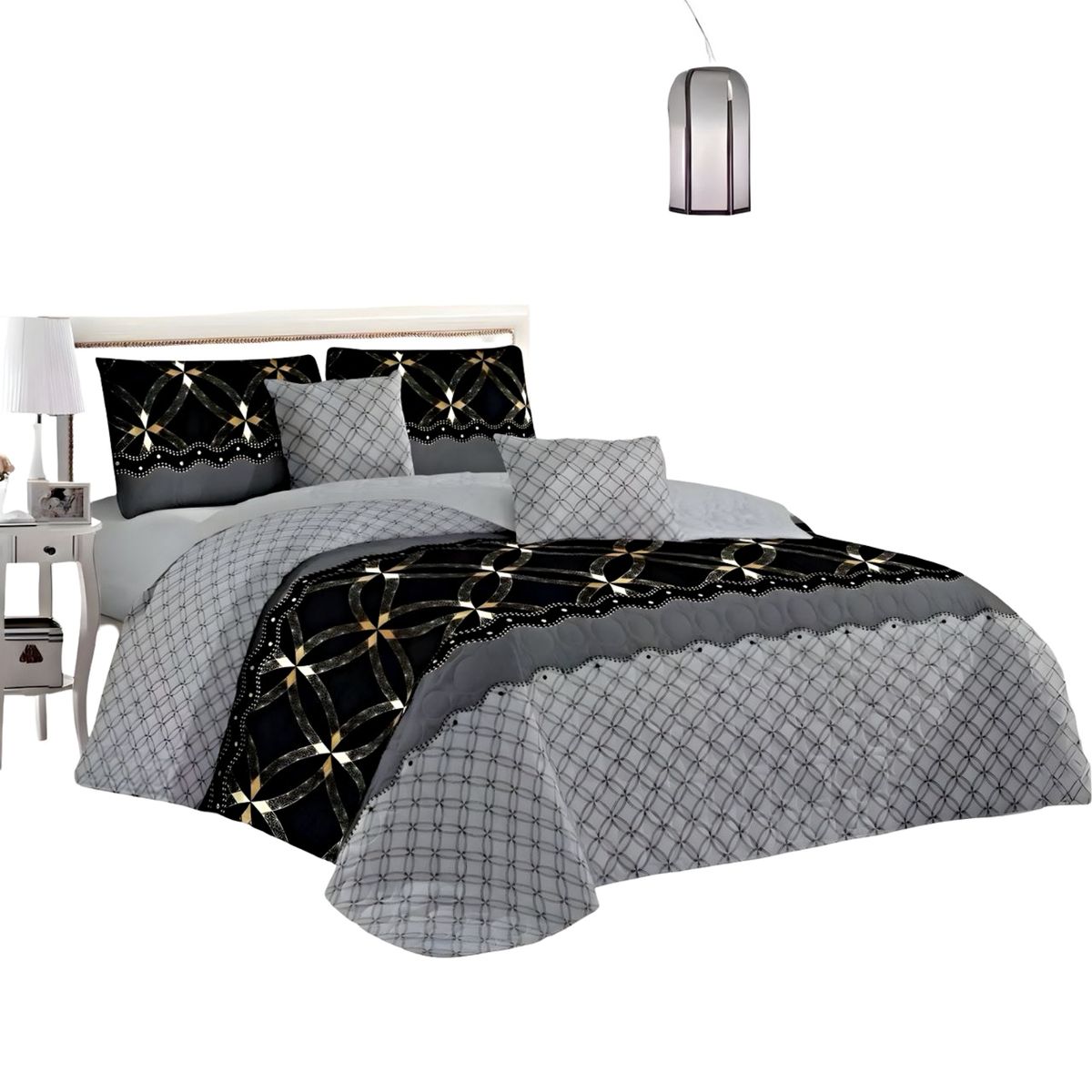 GENERICO - CUBRECAMA QUILT DE VERANO KING-SUPERKING 250X280 K4