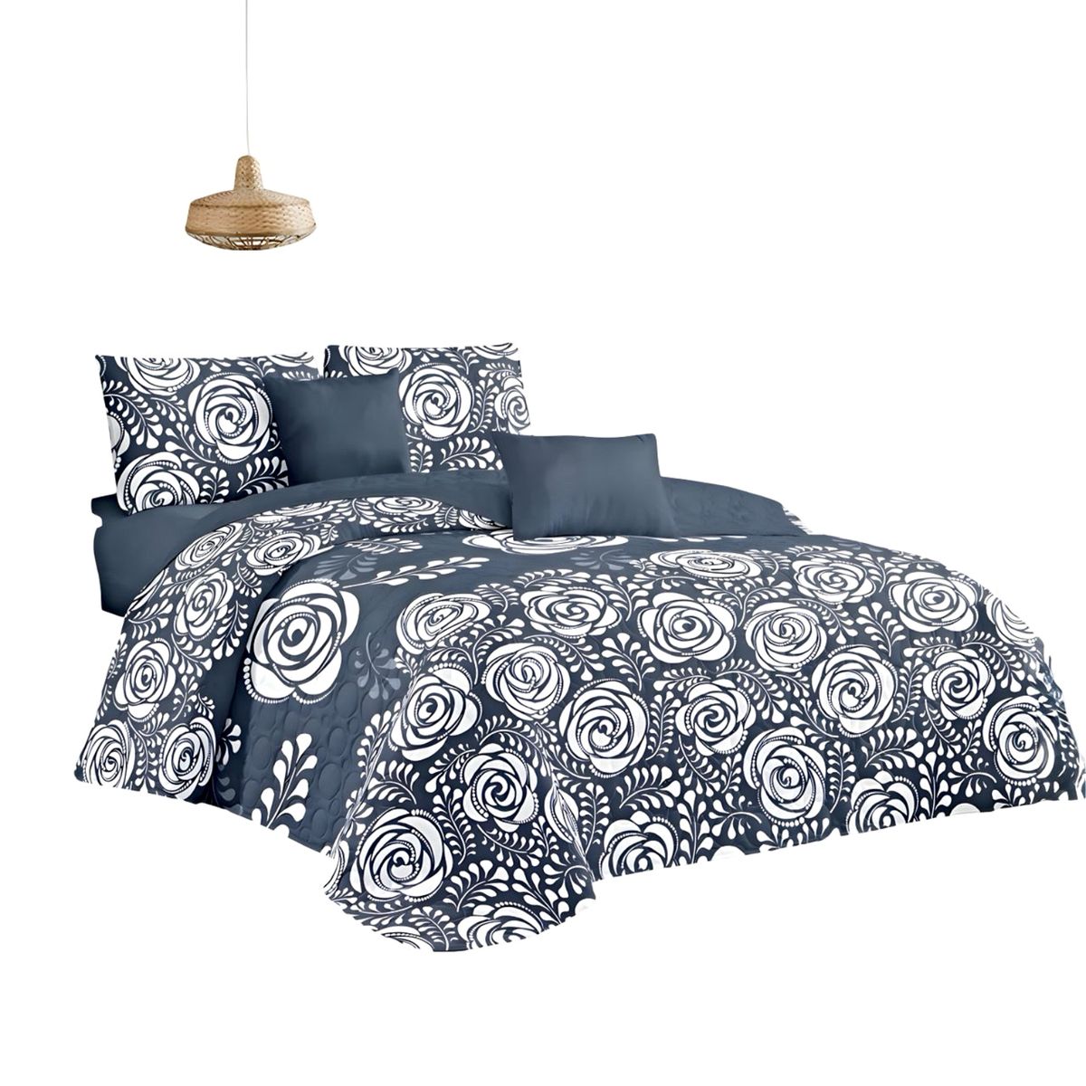 GENERICO - CUBRECAMA QUILT DE VERANO KING-SUPERKING 250X280 K13